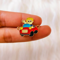 Red Car Boy Rakhi Charms